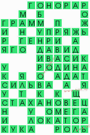 королева чардаша сканворд