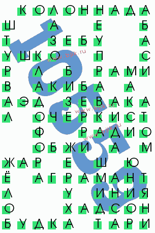 Плетеная тесьма сканворд Плетеная тесьма сканворд