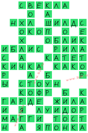 сканворд 15480