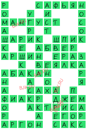 сканворд 16244