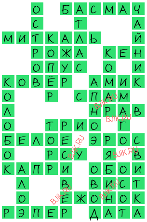 Красивый вязаный узор сканворд Красивый вязаный узор сканворд